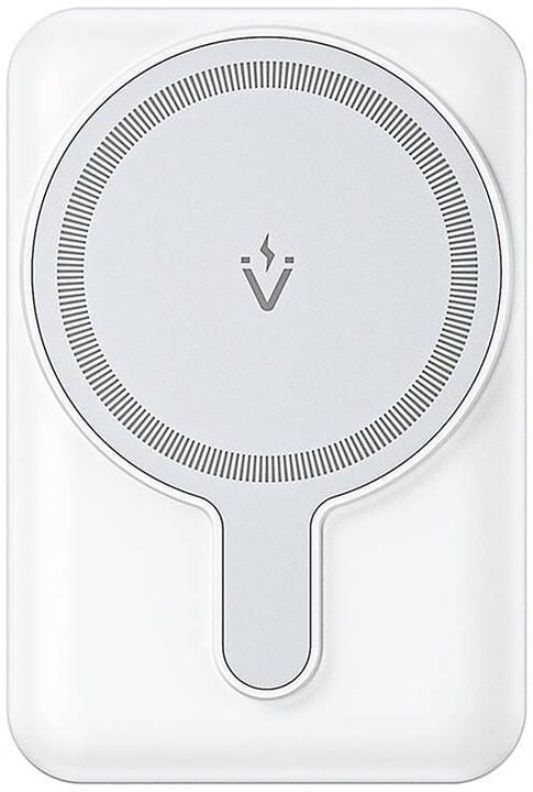 Vention 5000mAh Magnetic Wireless Power Bank (USB-C + USB-C + Wireless) 20W Display a luce bianca Ty (5000 mAh, 20 W, 18.50 Wh)