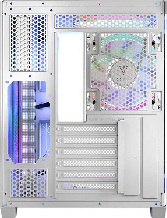 Produktbild Modecom Obudowa Volcano Panorama Apex ARGB 7F biała (AT-PANORAMA-7F-ARGB-20-000000-0002) (ATX, ITX, mATX, Mini-ITX)