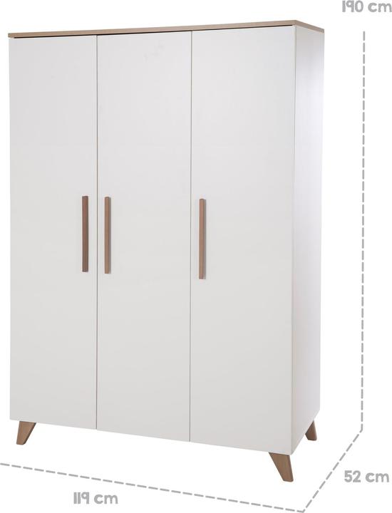 Image du produit Roba Ensemble pour chambre d'enfant Ole (Armoires pour enfant, Lit de bébé, Unité de changement)