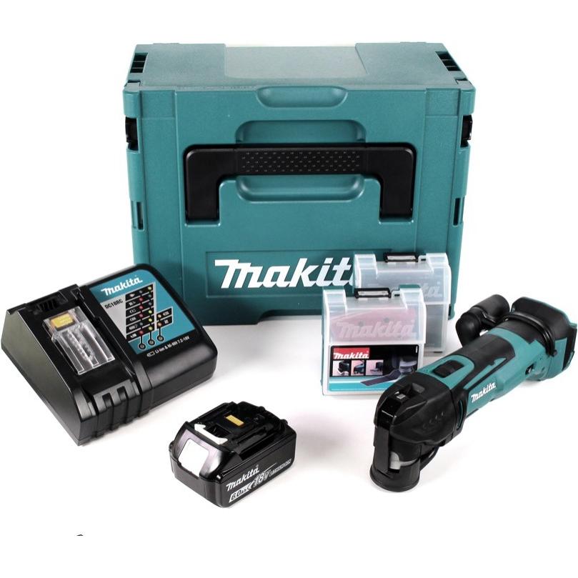 Thumbnail - Makita, Multifunktionswerkzeug, DTM 51 RG1JX2 Akku Multifunktionswerkzeug 18 V + 1x Akku 6,0 Ah + Ladegerät + 39 tlg. Zu...