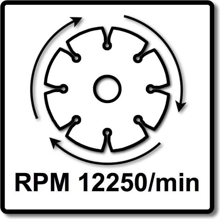 Productafbeelding Makita Diamak 125 mm 5 st. ( 5x D-61139 ) Diamantdoorslijpschijf voor steen, beton 22,23 mm