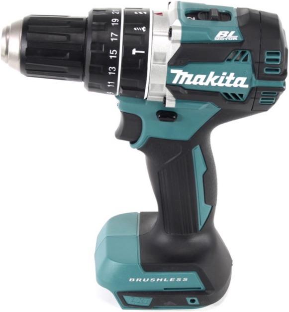 Image du produit Makita DHP 484 RTJ 18V Brushless Li-Ion Perceuse-visseuse à percussion sans fil + Coffret de transpo (Fonctionnement sur batterie)