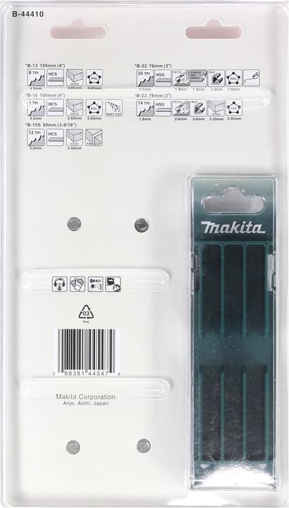 Actual product image Makita DJV 181 RTJ Battery Pendulum Jigsaw 18V Brushless + 1x Battery 5,0Ah + Charger + 17x Saw Blade
