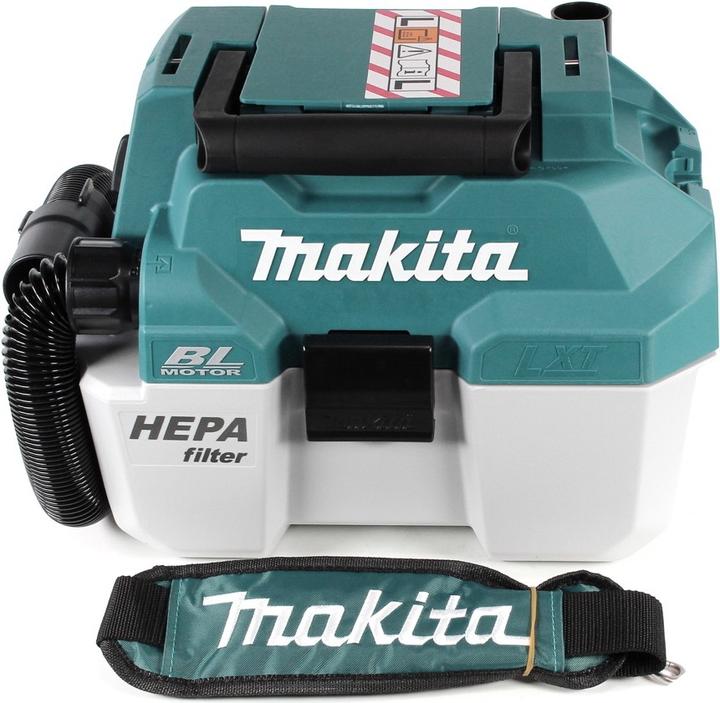 Immagine prodotto Makita DVC 750 LRGX1 Aspirapolvere a batteria Wet and Dry 18 V portatile + 2x batteria 6,0 Ah e caricatore (Aspirapolvere a umido e a secco)
