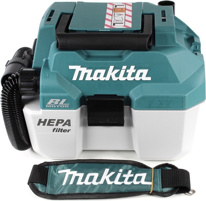 Produktbild Makita DVC 750 LRGX1 Akku Staubsauger Nass und Trockensauger 18 V tragbar + 2x 6,0 Ah Akku und Lader (Nass-Trockensauger)