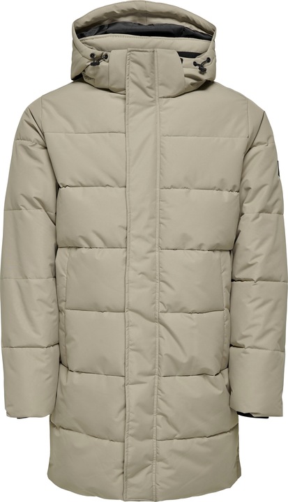 Actual product image Only & Sons Detachable hood Ribbed cuffs Coat Down jacket (S)