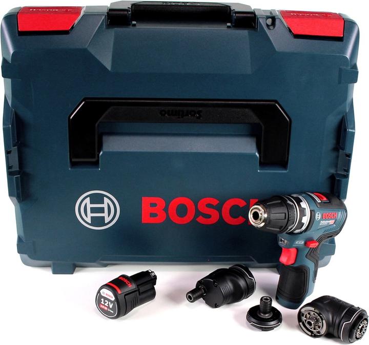 Produktbild Bosch Professional GSR 12V-35 FC Professional Akku Bohrschrauber 12 V 35 Nm Brushless + 1x Akku 3,0 Ah + L-Boxx -