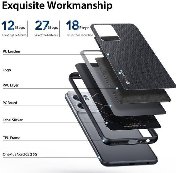 Actual product image Dux Ducis Fino Series Hardcase Cover (OnePlus North CE 2 5G)