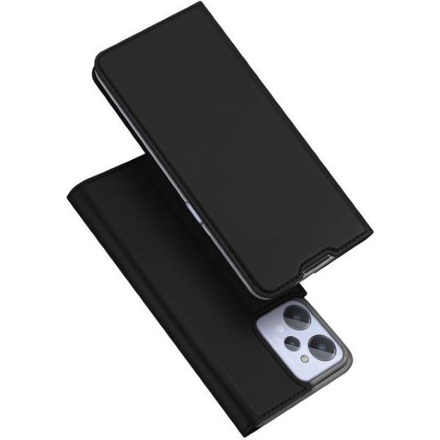 Dux Ducis Skin Pro Series Bookcover (Realme C31), Smartphone Hülle, Schwarz