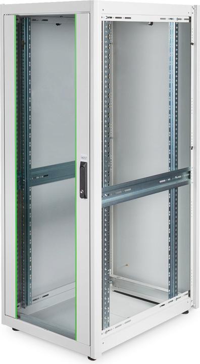 Actual product image Assmann DIGITUS network cabinet 48,3cm 19inch 32U gray 1560x600x800mm safety glass door incl. 28xMont... (32 RU, 19 inch rack)
