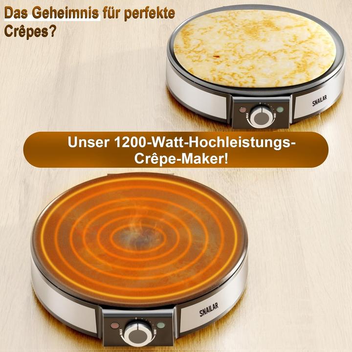 Produktbild Snailar Crêpes Maker
