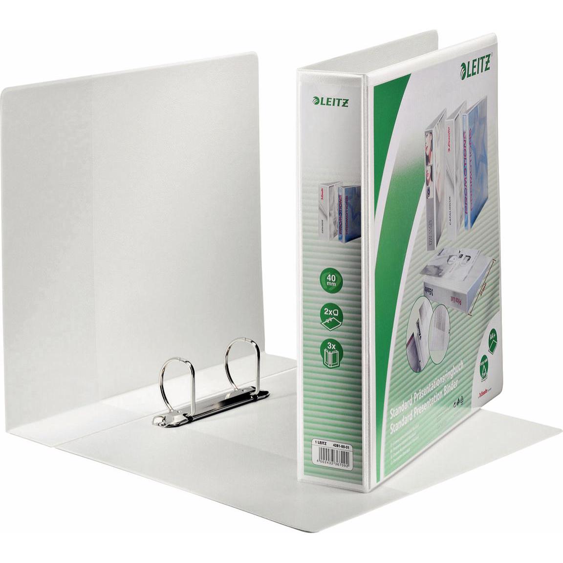 10x Leitz, Ordner, Standard Präsentationsringbuch (A4+, 63 mm, 1 x)