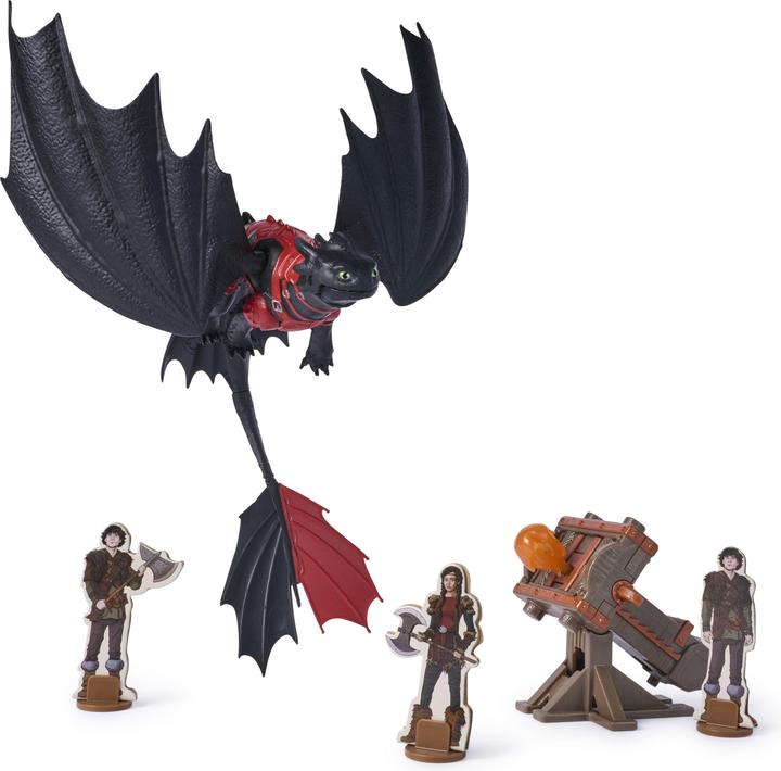 Actual product image DRAGONS Drachenzähmen leicht gemacht - Drachenkampf Spielset Ohnezahn mit Kanone