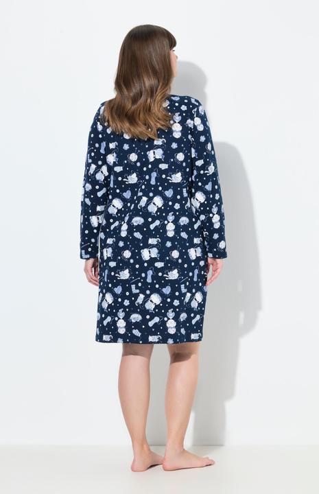 Produktbild Ulla Popken Bigshirts, 2er-Pack, Katzen, Rundhals, Langarm (50, 52)