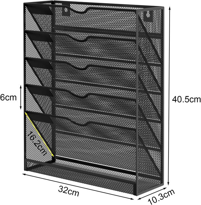 Produktbild EasyPAG Zeitschriftenhalter mit 6 Fächern
