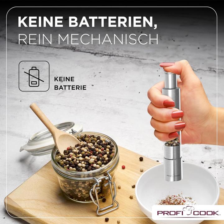 Produktbild Proficook PCPSM 60 Pfeffer Salzmühle (Pfeffer, Salz)