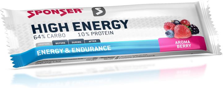 Produktbild Sponser High Energy Bar (Beere, 30 Stk., 1350 g)