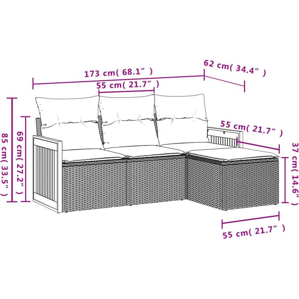 Thumbnail - VidaXL, Gartenlounge, Suleika