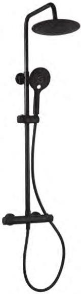 Actual product image Allibert Loft Game Shower System 2 Head/Heads Wall