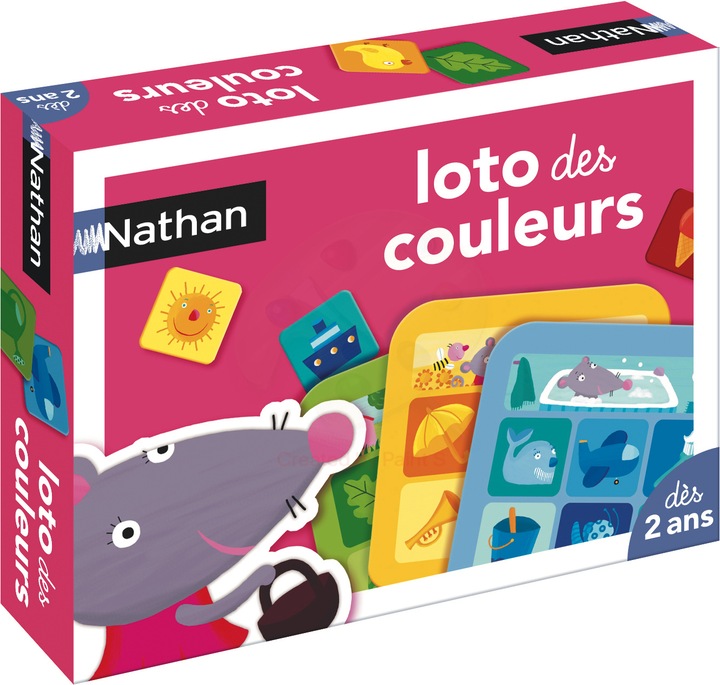 Image du produit Nathan Loto des couleurs Jeu de cartes Matching (Multilingue)