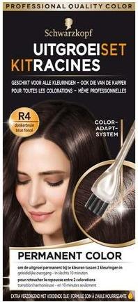Produktbild Schwarzkopf Outgrowth Set Permanente Haarfarbe Dunkelbraun 80g (Dunkelbraun)