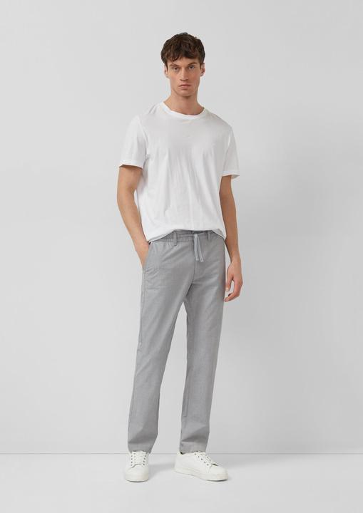 Immagine prodotto s.Oliver Phoenix: Fein gemusterte Chino mit Elastikbund (W29/L34)