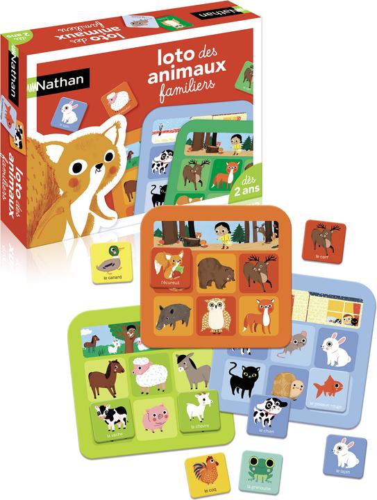 Produktbild Nathan 30053 Brettspiel Kartenspiel Matching (Französisch, 1 - 5 Spieler)