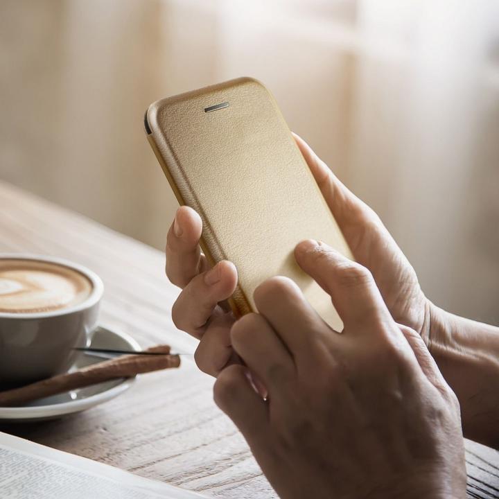 Produktbild König Design Handyhülle für Samsung Galaxy A02s Schutztasche Wallet Cover Case Hülle Gold Neu (Samsung Galaxy A02s)
