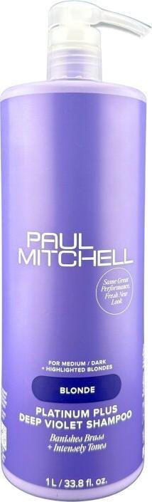 Immagine prodotto Paul Mitchell Platinum Plus Deep Violet Shampoo 1000 ml (Shampoo liquido, 1000 ml)