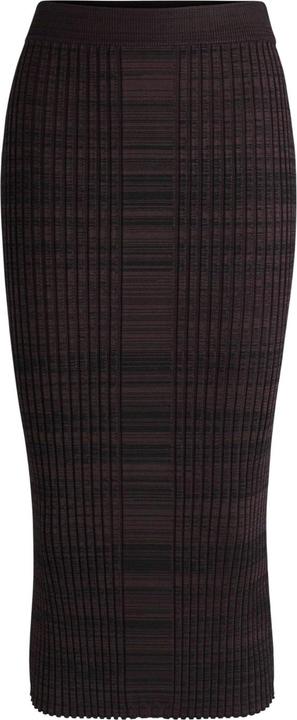 Actual product image BOSS Womens/Ladies Farmina Ribbed Knitted Midi Skirt (S)