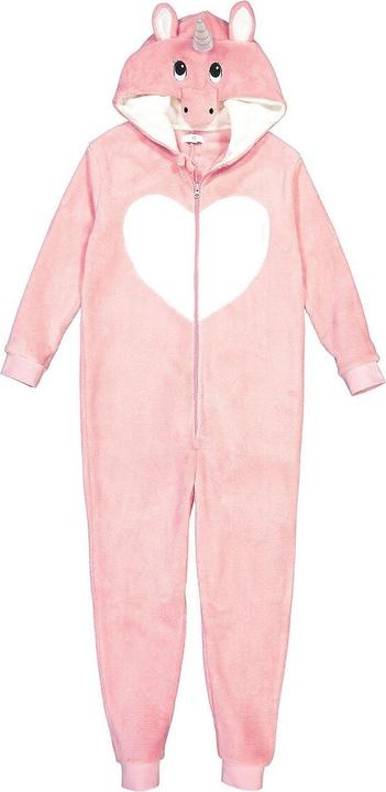 Actual product image La Redoute Collections Fleece overall with unicorn hood (102)