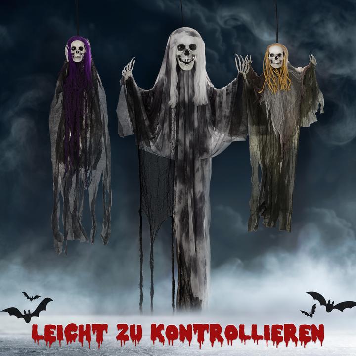Produktbild Homcom Halloween Dekoration Polyester, Stahl Mehrfarbig (3 Stück)