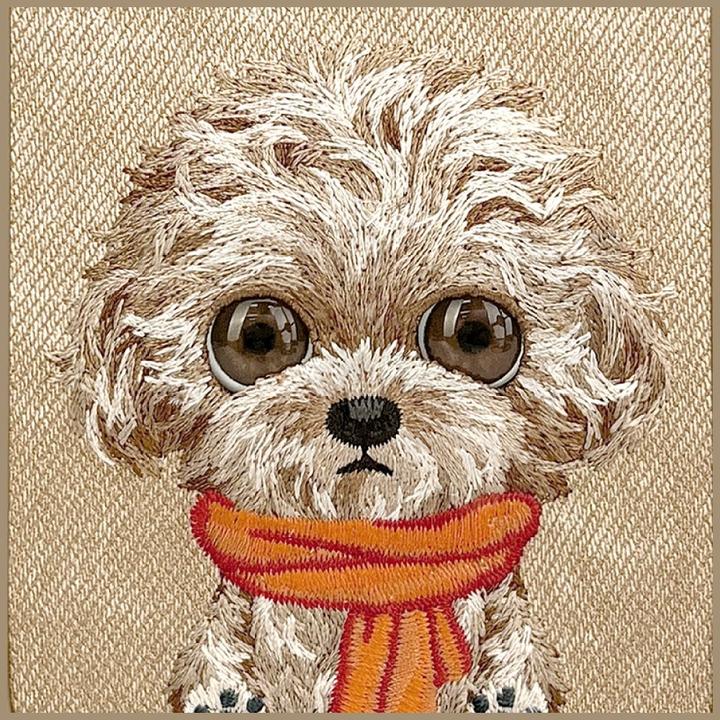 Produktbild Nimmy Etui Big Eyed Pet 2.0 Dog do iPhone 17 beżowy (Apple iPhone 17)