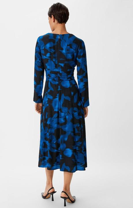 Image du produit Comma Kleid Gemustertes Midikleid aus Crêpe (38)