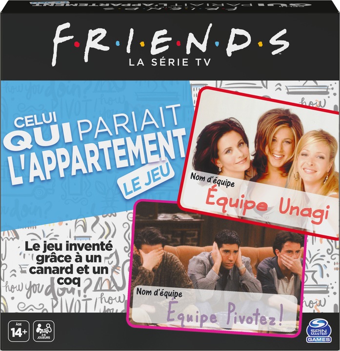 Produktbild Spin Master Games Fernsehserie Friends, The One with the Apartment Bet Party Game für Erwachsene und Teenager