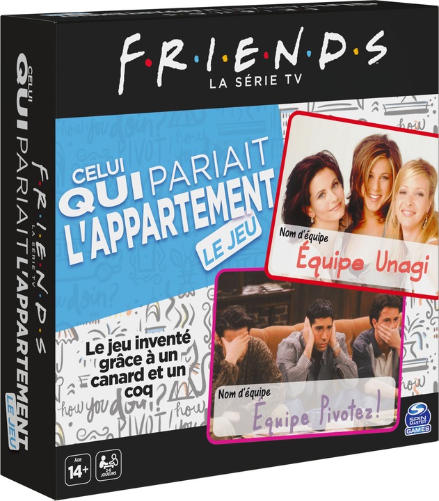 Produktbild Spin Master Games Fernsehserie Friends, The One with the Apartment Bet Party Game für Erwachsene und Teenager