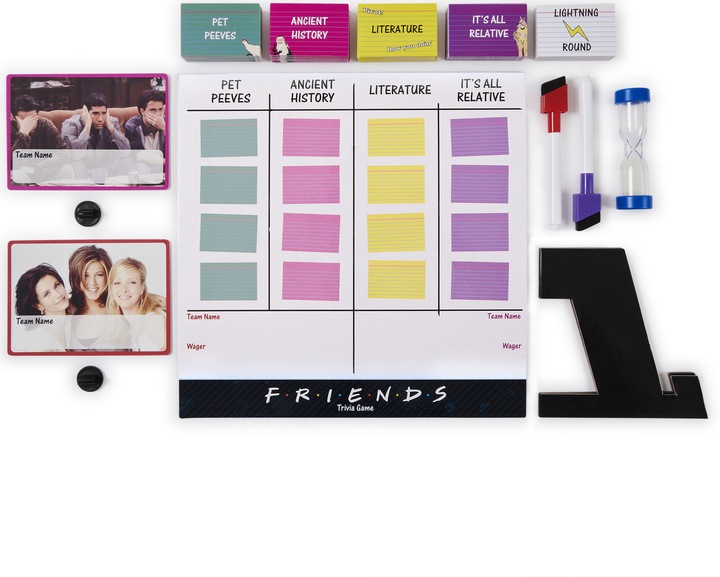 Produktbild Spin Master Games Fernsehserie Friends, The One with the Apartment Bet Party Game für Erwachsene und Teenager