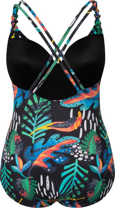Actual product image Ulla Popken Colorful Pop of Glitter One Piece Swimsuit (54)