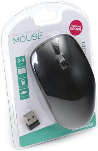 Actual product image Omega OM0420WB Mouse Ambidextrous RF Wireless Optical 1200 DPI (Wireless)