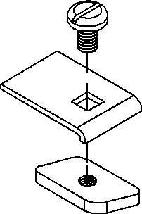 Actual product image Niedax Divider holder