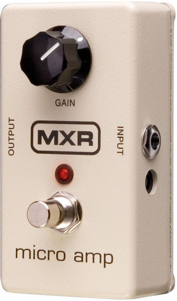 Actual product image Mxr M133 Micro Amp booster-pedaal (Bass, Electric guitar)