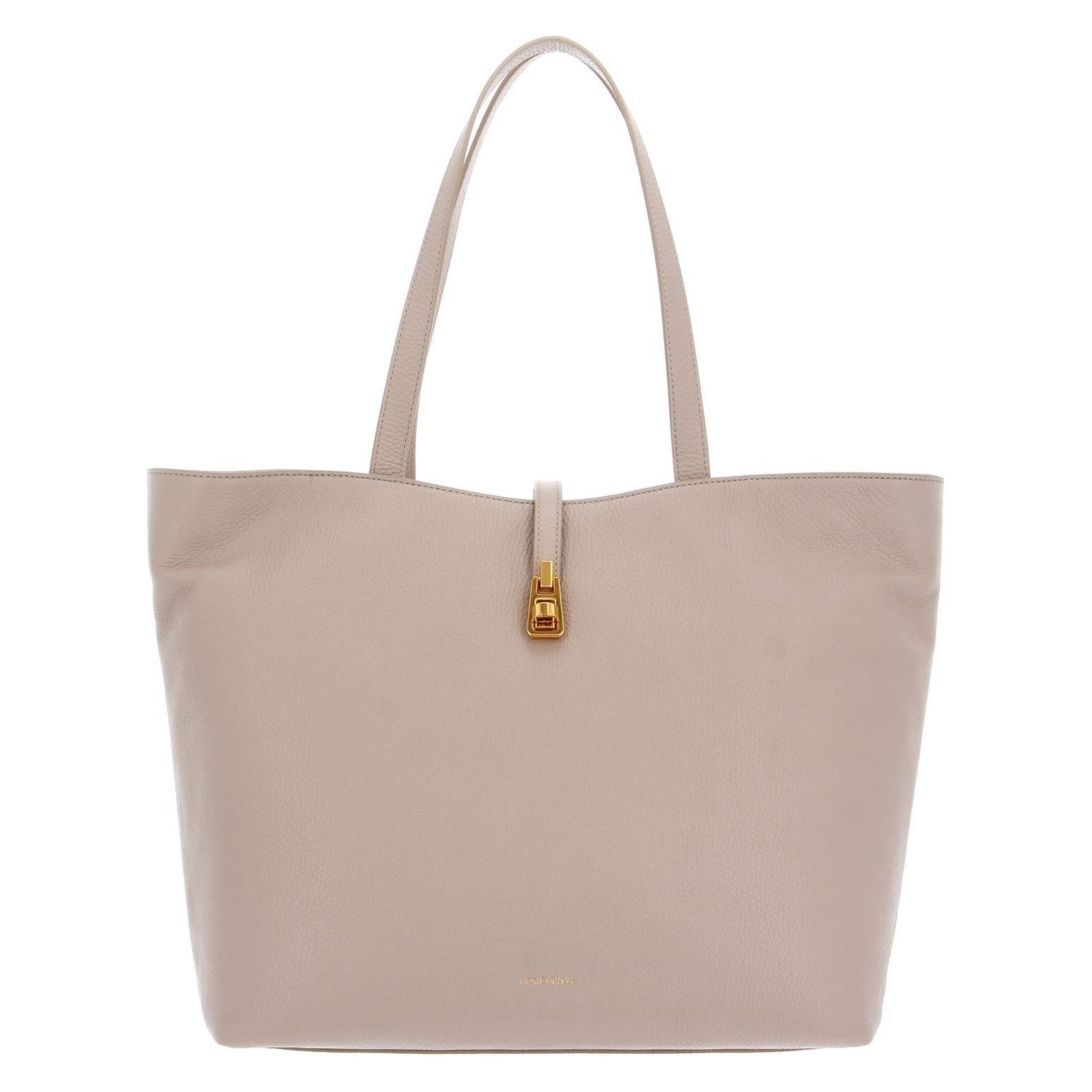 Coccinelle, Damen, Handtasche, Magie Soft Handbag Grained Leather, Beige