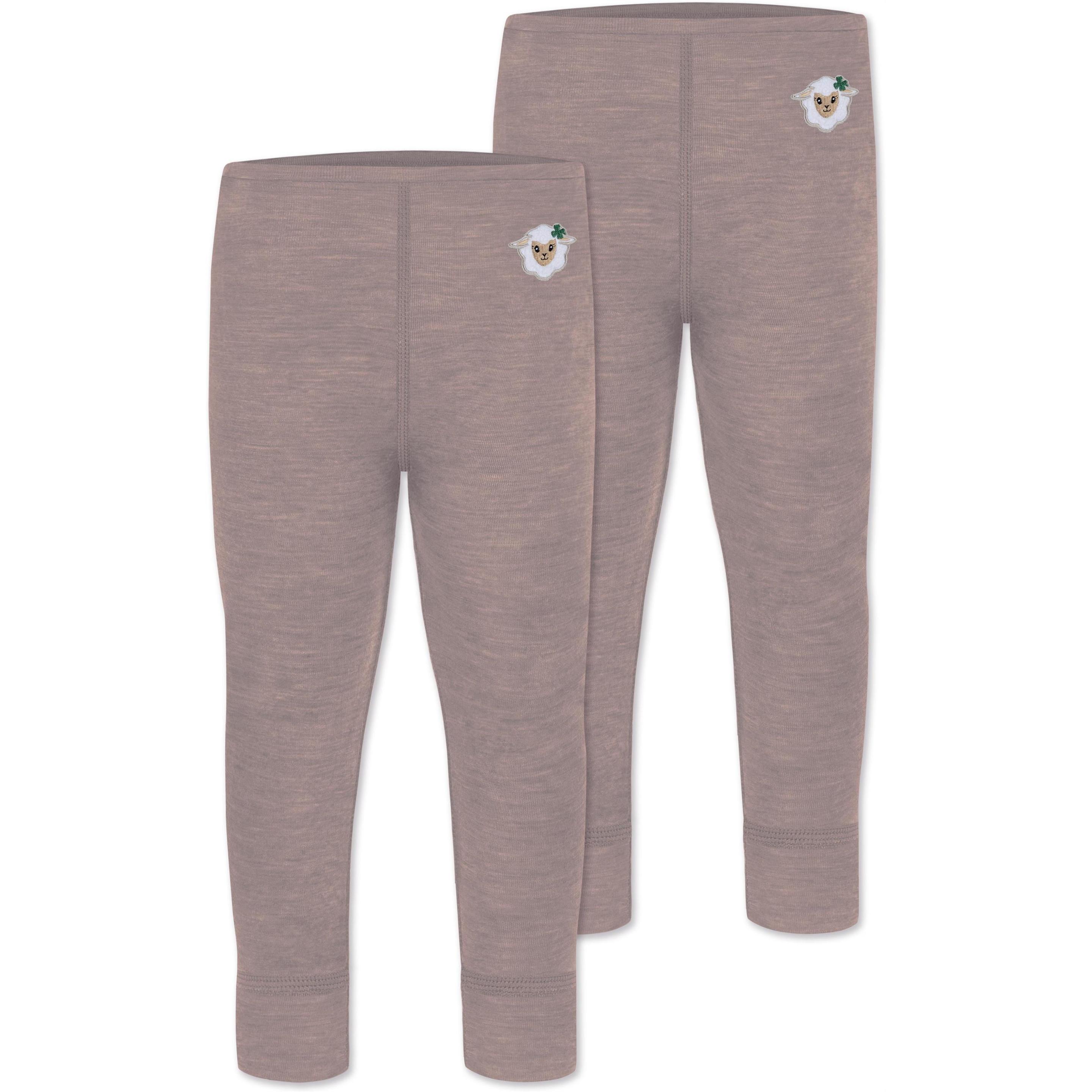 Normani, Herren, Hosen, 2er Pack Baby Merino Hose Leggings „Tutira" - 9503, Rosa, (86)