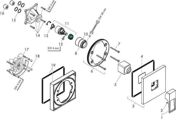 Produktbild hansgrohe Metropol Chrom