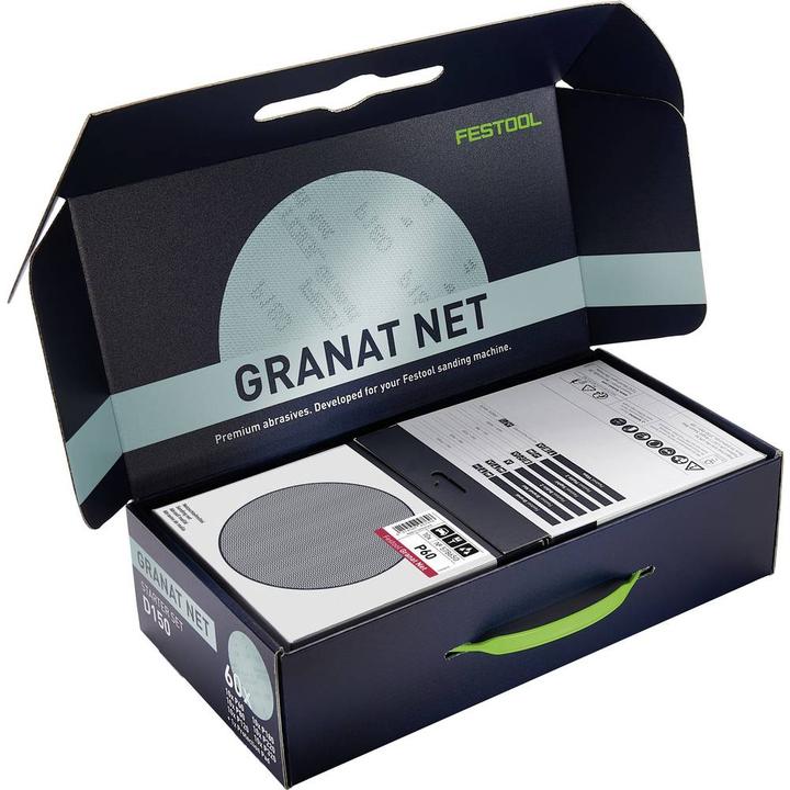 Festool Netzschleifmittel D150 GR NET-Set (120, 180, 240, 320, 60, 80, P 80+)