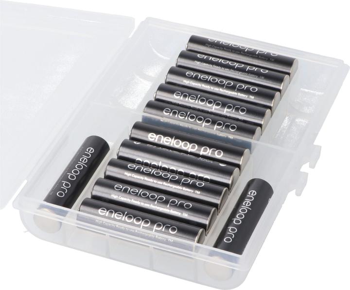 Produktbild AccuCell Akku eneloop pro, AAA Micro, 500 Ladezyklen, geringe Selbstentladung, mit Box (1 Stk., AAA, 950 mAh)