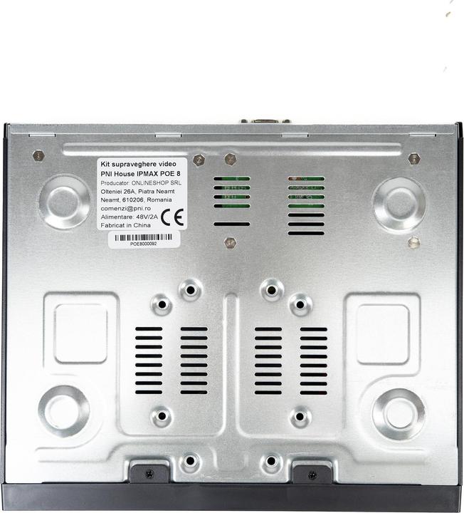 Actual product image PNI House IPMAX POE 8 video surveillance package, NVR with 4 POE ports and 4 8MP IP cameras, IP66