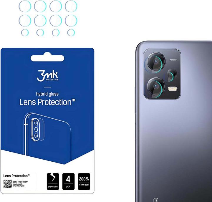 Produktbild 3MK Camera Glass for Xiaomi Redmi Note 12 Pro+ / Note 12 Pro 7H for Series Lens Protection Lens (4 Stück, Xiaomi Redmi Note 12 Pro, Xiaomi Redmi Note 12 Pro+)