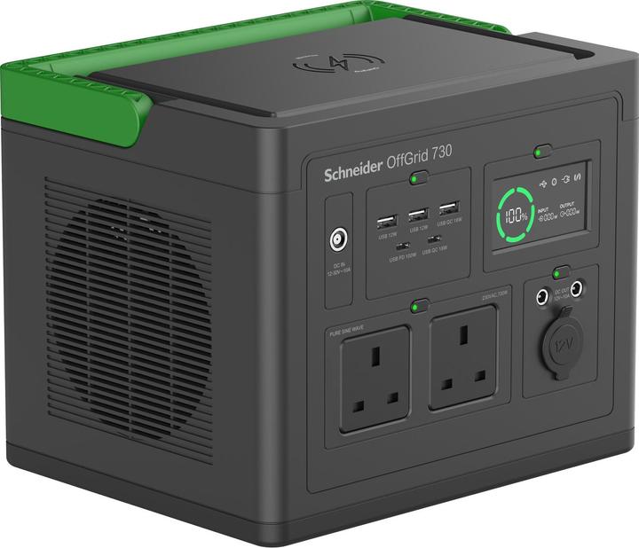 Produktbild APC Schneider OffGrid Portable Power Station 730 738Wh Lithium-ion 2 UK Sinewave (738 Wh, 6.40 kg)