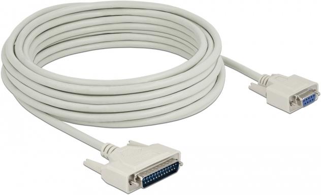 Produktbild Delock Serielles Kabel D-Sub 25 Stecker zu D-Sub 9 Buchse 10 m (10 m, VGA)